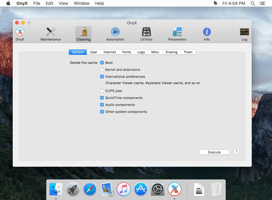 Onyx 2.2.4 for mac
