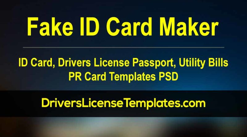 free drivers license maker online